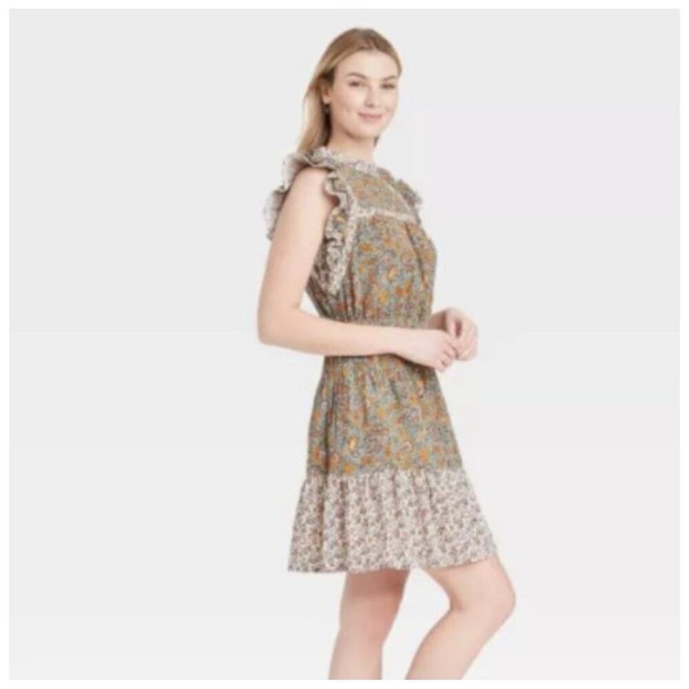 Universal Threads Praire Style Floral Dress Size XL